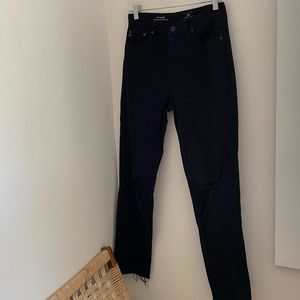 AG black denim